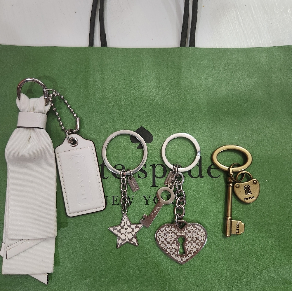 Coach Hang Tags Key Chains Charms